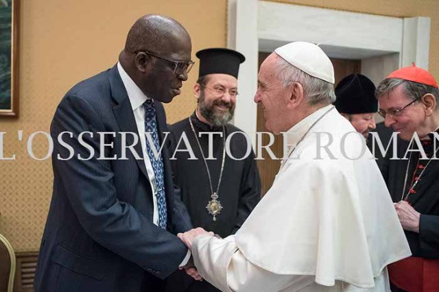 a ganoune diop pope visit